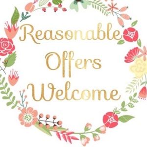 Reasonable offers welcome